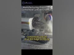 Proceso de fabricación de fresas finales #fábrica #fabricación #cnc