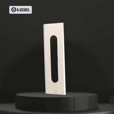 Cuchilla industrial para ranurado y posicionamiento de fibra química de aleación de carburo de tungsteno cementado a medida, corte de película de tejido