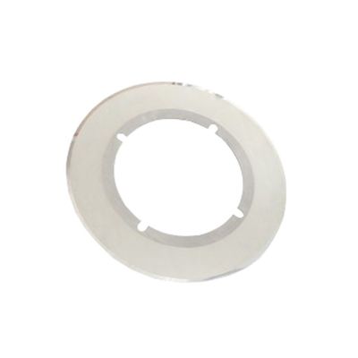 Carta corrugada de aleación de carburo de tungsteno con hoja circular de corte longitudinal personalizada para la industria del embalaje