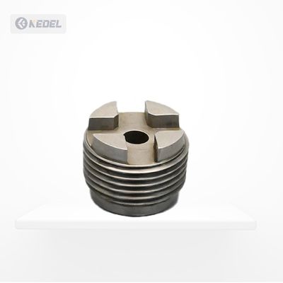 Custom Cemented Tungsten Carbide Water Jet Spiral Thread Open Crossing Slot Head Nozzle for PDC Drilling Oil Equipment