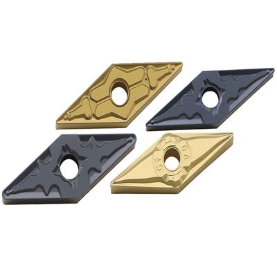 Insertos CNC modelo VNMG con ranura rompevirutas de doble cara para mecanizado automatizado