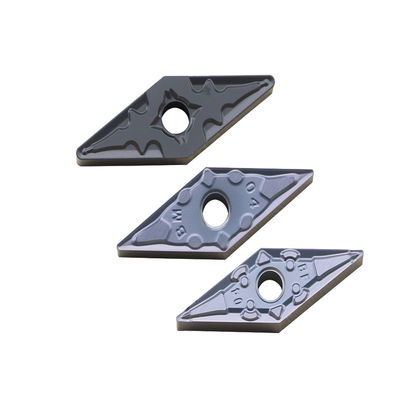 Partes movibles de torneado del carburo del externo del CNC del corte rápido VNMG1604 para trabajar a máquina de acero