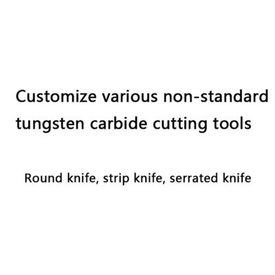 Cuchillo de corte oval Llave para cortar carne y frutas y verduras Personalizado Varias herramientas de corte industriales de carburo no estándar