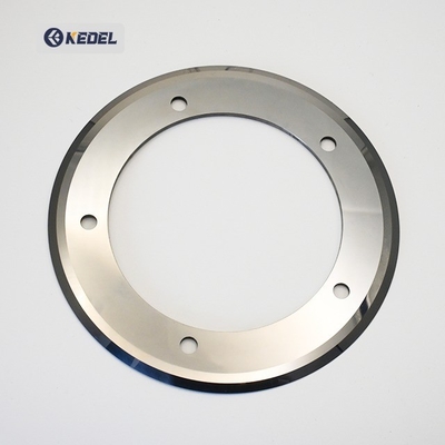 Cuchillo circular de seis agujeros de corte semicircular de medio corte Cuchillo circular de carburo Cuchillo industrial redondo para máquinas de corte completo y medio
