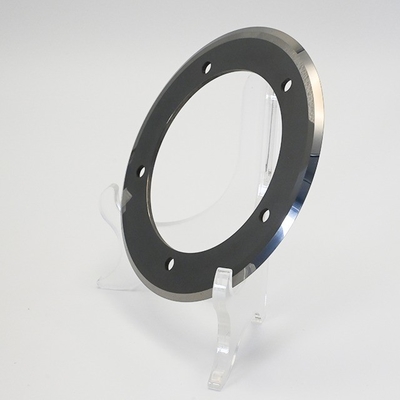 Cuchillo circular de seis agujeros de corte semicircular de medio corte Cuchillo circular de carburo Cuchillo industrial redondo para máquinas de corte completo y medio