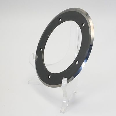 Cuchillo circular de seis agujeros de corte semicircular de medio corte Cuchillo circular de carburo Cuchillo industrial redondo para máquinas de corte completo y medio