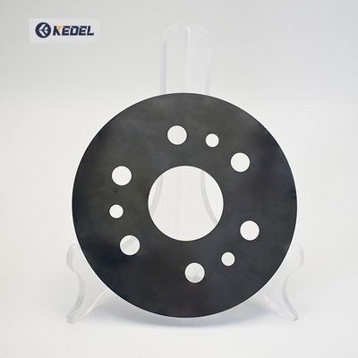 Cuchilla circular de carburo de tungsteno cementado para corte con nueve orificios, cuchilla redonda para máquinas de corte