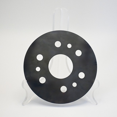 Cuchilla circular de carburo de tungsteno cementado para corte con nueve orificios, cuchilla redonda para máquinas de corte