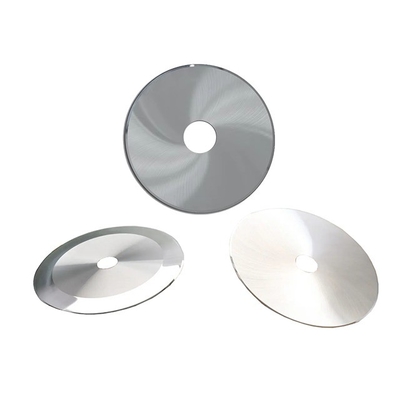 Cuchilla circular de tungsteno cementado para líneas de producción de cigarrillos máquinas de procesamiento de tabaco cuchilla de disco