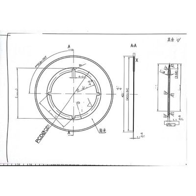 Cuchilla de corte para la industria del tabaco Cuchilla de corte de carburo de tungsteno cementado para cuchillo circular Máquina de corte de cuchillos de corte
