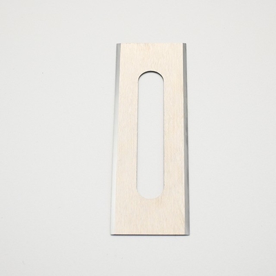 Cuchilla industrial para ranurado y posicionamiento de fibra química de aleación de carburo de tungsteno cementado a medida, corte de película de tejido
