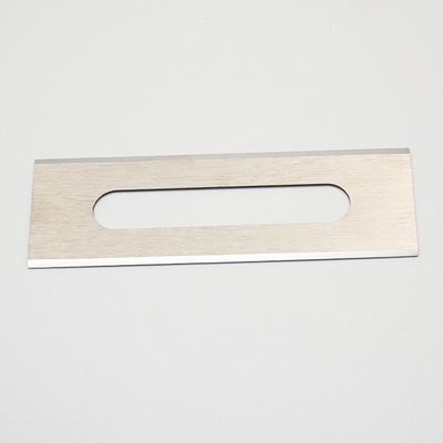 Cuchilla industrial para ranurado y posicionamiento de fibra química de aleación de carburo de tungsteno cementado a medida, corte de película de tejido