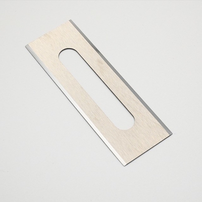 Cuchilla industrial para ranurado y posicionamiento de fibra química de aleación de carburo de tungsteno cementado a medida, corte de película de tejido
