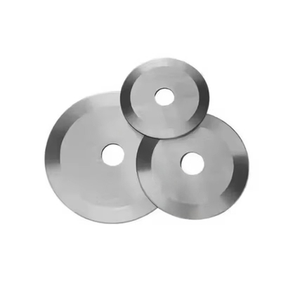 Cuchillo de hoja circular personalizado de aleación de carburo de tungsteno para cortar papel doméstico para cortar papel higiénico y papel de dibujo YG8