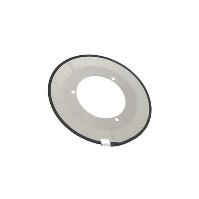 Carta corrugada de aleación de carburo de tungsteno con hoja circular de corte longitudinal personalizada para la industria del embalaje