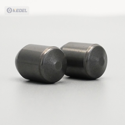 Botones cilíndricos elípticos de aleación de carburo de tungsteno cementado negro de grado YG8 YG11C personalizados para brocas de perforación petrolera