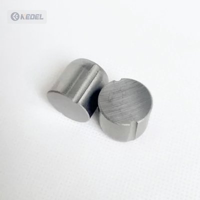 Botones hemisféricos de aleación de carburo de tungsteno cementado personalizados con ranura de posicionamiento, resistentes al desgaste dental para brocas de perforación petrolera YG8 YG11