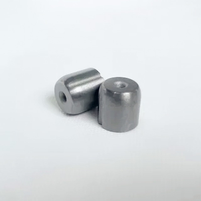 Botones hemisféricos de aleación de carburo de tungsteno cementado personalizados con ranura de posicionamiento, resistentes al desgaste dental para brocas de perforación petrolera YG8 YG11