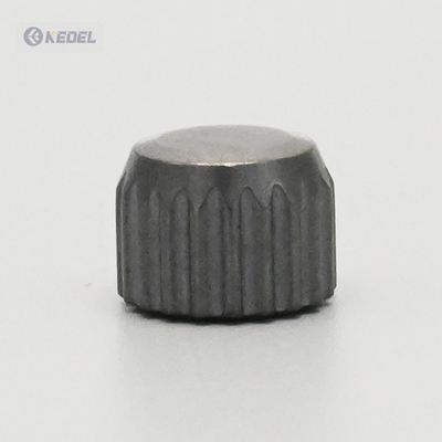 Cementado por encargo aleación de carburo de tungsteno cilíndrico superior chanfarado ranura cilíndrica botones dientes para la industria del petróleo y el gas