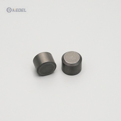 Botones de dientes cilíndricos de aleación de carburo de tungsteno cementado personalizados con chaflán superior para brocas YG8 YG9 YG11 YG13
