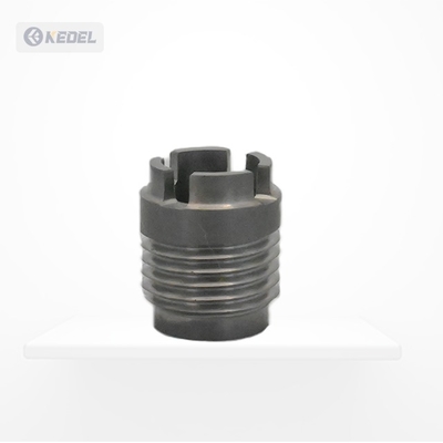 Boquilla de carburo de tungsteno YG8 de aleación negra de alta dureza 93.0 HRA, diámetro de poro de 7.14 mm para brocas PDC