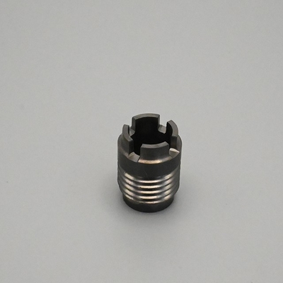 Boquilla de carburo de tungsteno YG8 de aleación negra de alta dureza 93.0 HRA, diámetro de poro de 7.14 mm para brocas PDC