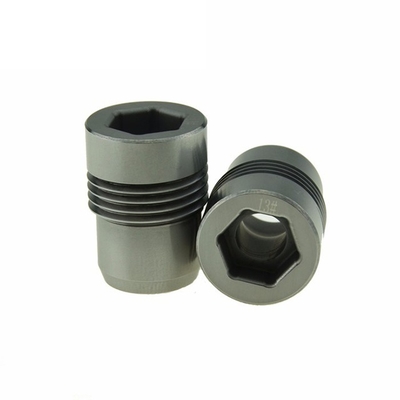 12Diámetro de poro de.7 mm YG8 Boquilla de carburo de tungsteno para bits PDC con porosidad A02 y color negro