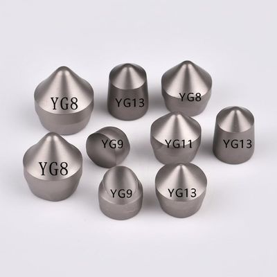 YG8 YG9 YG11 Botones de carburo de tungsteno para brocas de petróleo 14,9 g/cm3 Densidad
