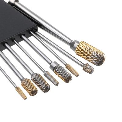 Caña larga del eje flexible la 1/4 fijó el tipo rotatorio de las rebabas F Sf del carburo rotatorio