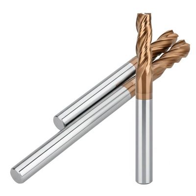 Molino de extremo del carburo de tungsteno del CNC 2m m 12m m 6m m fresas de la nariz de la bola de 200 milímetros 6 Ballnose