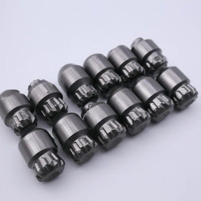 Piezas serradas del desgaste del carburo de tungsteno de los dientes del botón para los trépanos de sondeo mineros del aceite