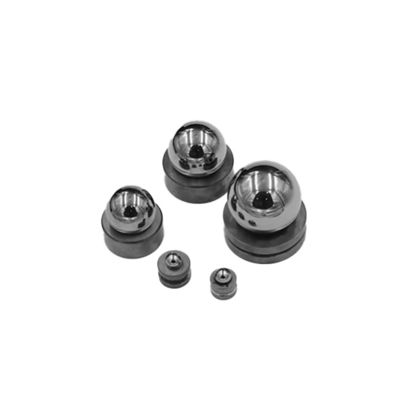 Válvula de bola de carburo de tungsteno cementado de tamaño personalizado con material 100% carburo de tungsteno y especificación de aleación YG8 YG6 YG6X YG9C YG11C YG13C