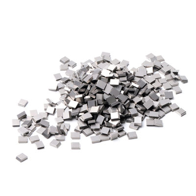 Puntas soldadas de carburo de tungsteno personalizadas con dureza YG8, resistencia a la compresión y forma cuadrada para corte de piedra