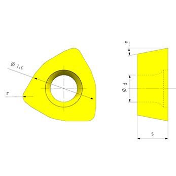 Inserto de fresado CNC con dureza HRA90 con 3 años de garantía y mayor vida útil para centros de mecanizado CNC