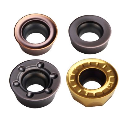 Inserto CNC RDMT duradero con ángulo de 7° y tolerancia ±0,08-±0,18 para el mecanizado de precisión