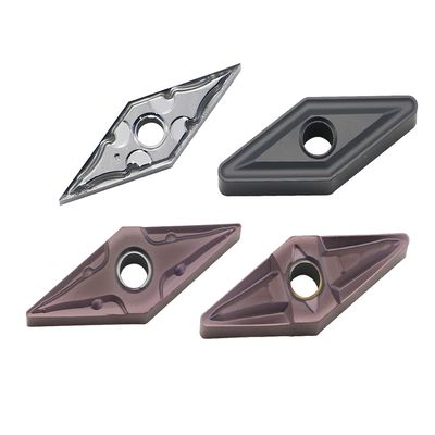 Insertos CNC modelo VNMG con ranura rompevirutas de doble cara para mecanizado automatizado