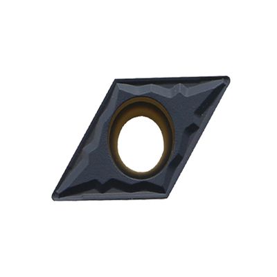 Insertos CNC DCMT rectificados de precisión y alto rendimiento con ángulo D de 55° y ángulo C de 7° para mecanizado de metales y no metales
