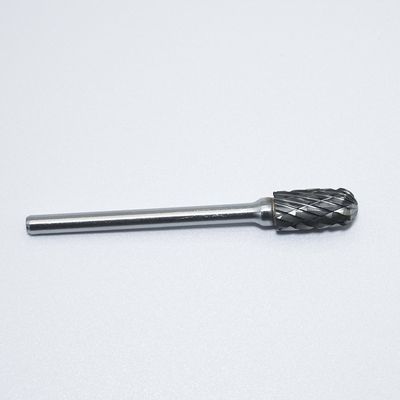 Tipo C 1/8" de base HRA 89-92.5 Duredad de carburo de burro giratorio para moliendas eléctricas y angulares