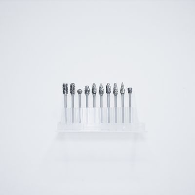 Fresa rotativa de carburo de alta precisión con cono invertido tipo N para mecanizado de metales