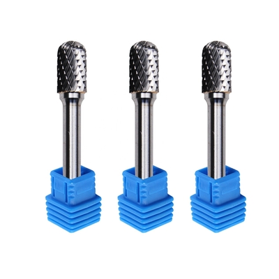 el carburo Burr Long Shank Ball Type rotatorio de 5/8m m forma solos pedazos cortados dobles de D Sd