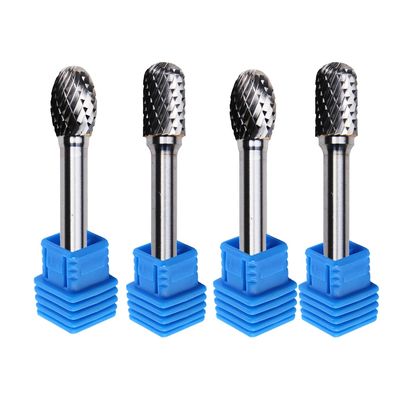 Caña larga del eje flexible la 1/4 fijó el tipo rotatorio de las rebabas F Sf del carburo rotatorio