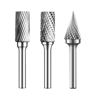 Los sistemas solos y dobles de los dientes mecanografían el carburo de tungsteno Burr Deburring