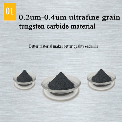 Molino de extremo del carburo de tungsteno del CNC 2m m 12m m 6m m fresas de la nariz de la bola de 200 milímetros 6 Ballnose