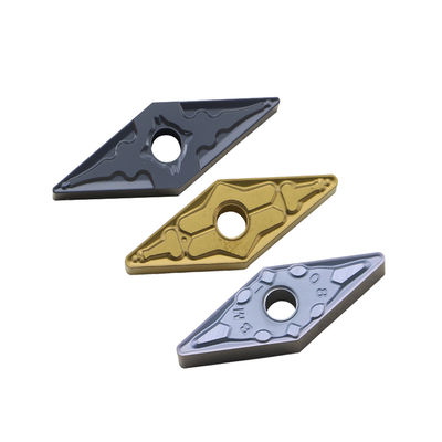 Partes movibles de torneado del carburo del externo del CNC del corte rápido VNMG1604 para trabajar a máquina de acero