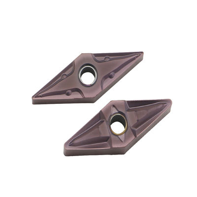 Partes movibles de torneado del carburo del externo del CNC del corte rápido VNMG1604 para trabajar a máquina de acero